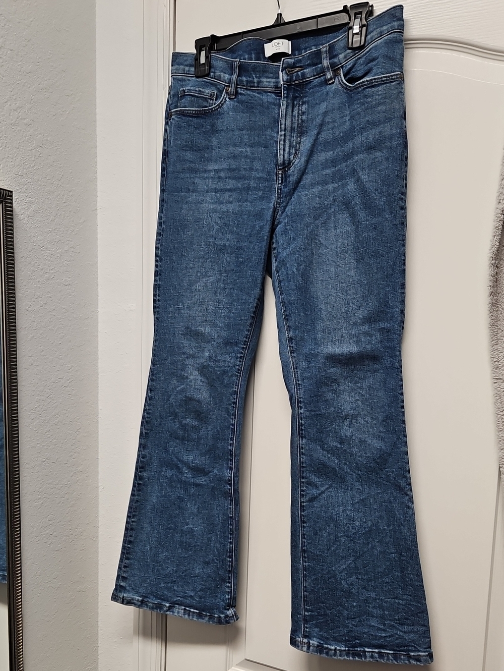 LOFT Women's Dark Blue Boot Cut Jeans